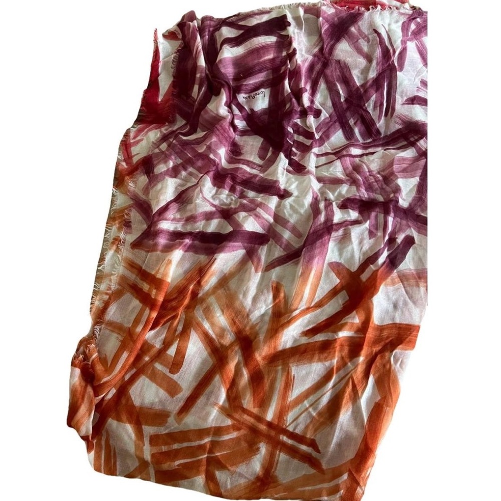 LORO PIANA PRINTED CASHMERE & SILK SCARF $795 MSRP